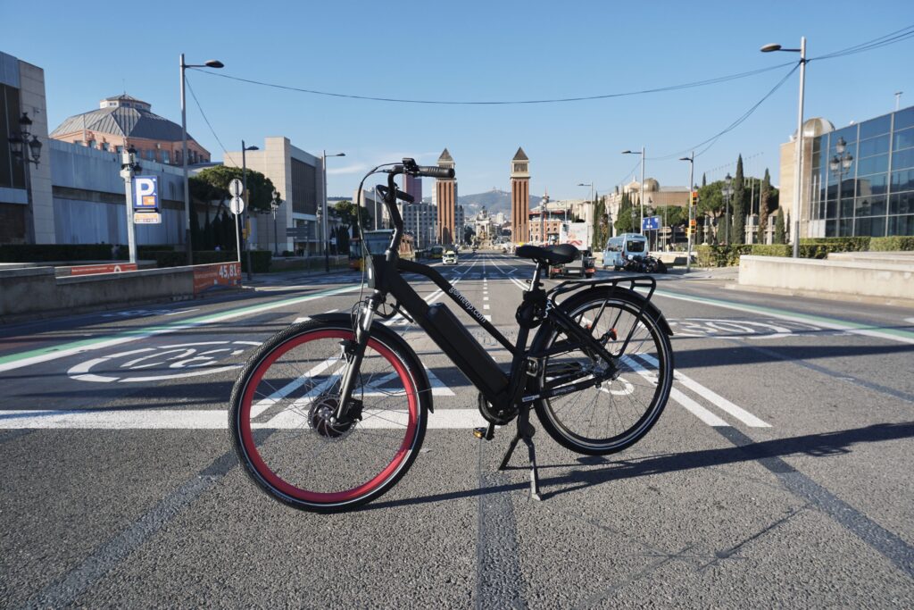 Electric biking around Barcelona